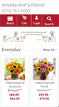 Mobile Screenshot of ameliaannsflorist.com